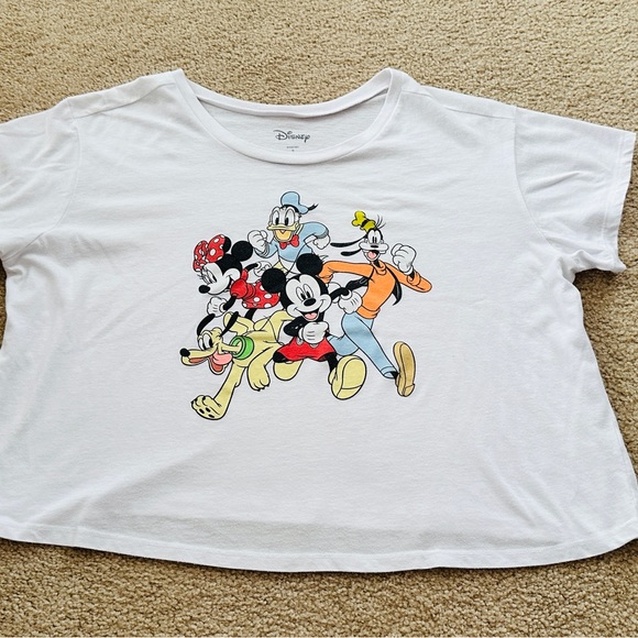 Mickey Mouse And Friends Crop T-Shirt - Picture 2 of 5